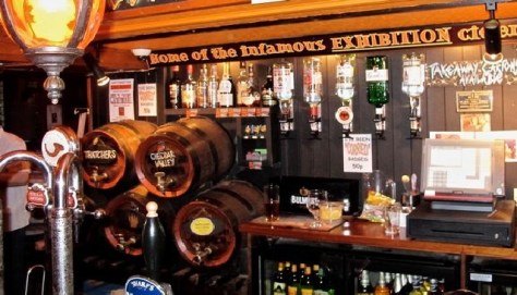 The cider selection at The Corrie Tap: A force to be reckoned with.