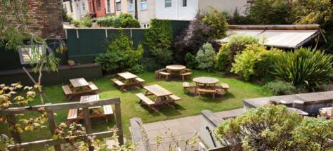 The incredible beer garden at The Spotted Cow