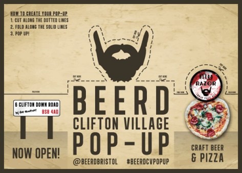 Beerd pop up Bristol