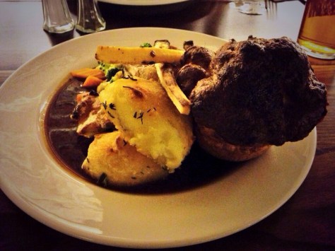 The roast dinner at The Beer Emporium