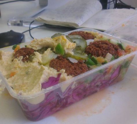 The salad box at Eat a Pitta