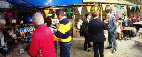 Beerfest at The Volunteer Tavern - bunting and kegs aplenty!