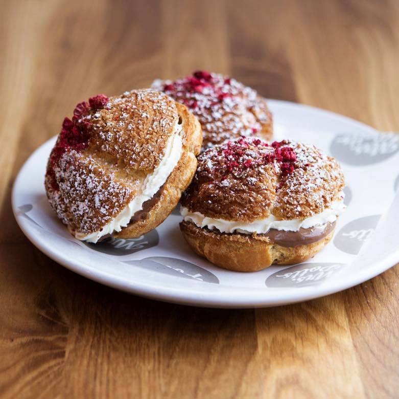 Craquelin puffs from Mrs Potts Chocolate House
