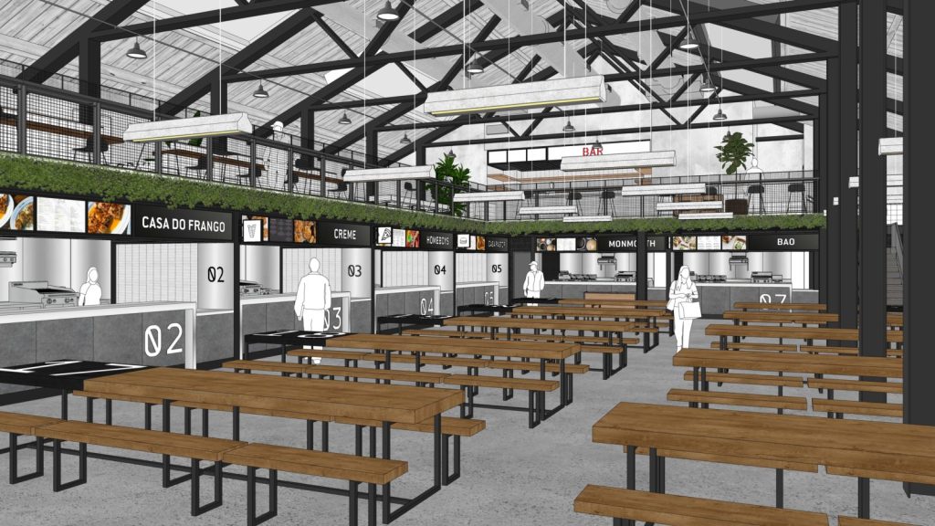 Design mock up of BOXHALL Bristol