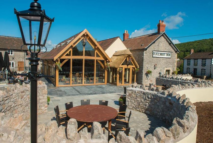 Exterior of The Railway Inn