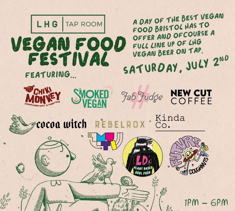 Poster for LHF vegan food festival