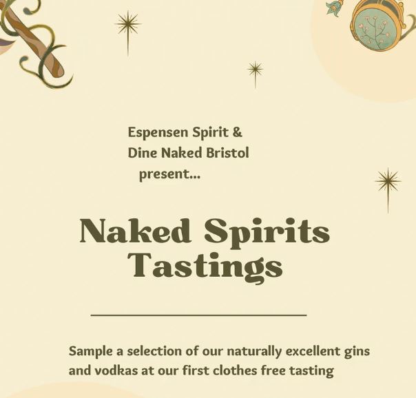 Naked spirit tastings poster