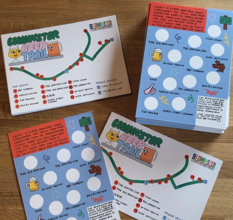 Bedminster Beer Trail cards