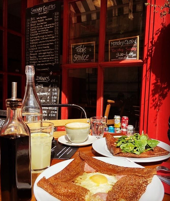 Galettes at Chez Marcel