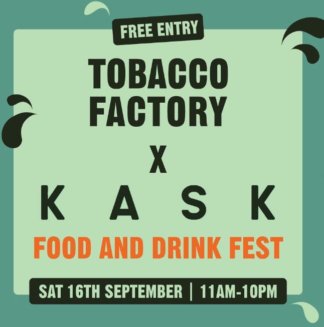 Tobacco Factory x KASK food festival poster