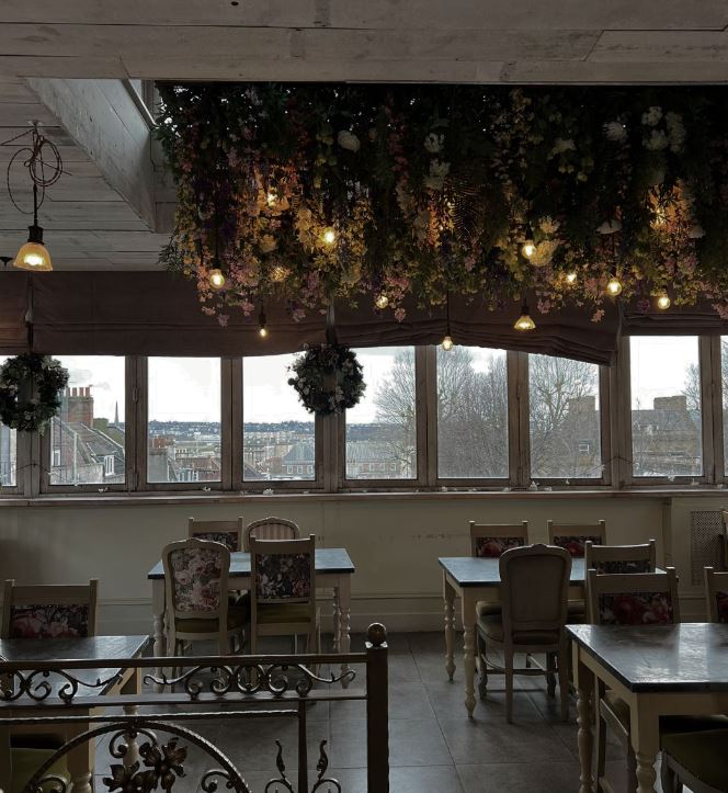 Interior of restuarant