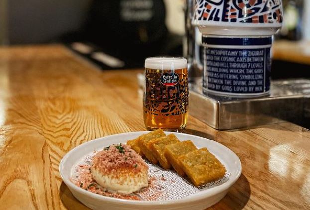 smoked cod roe with hash browns