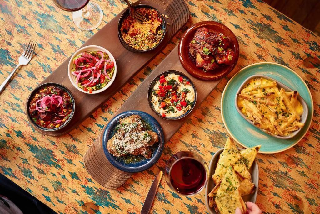 A selection of dishes at The Lounges