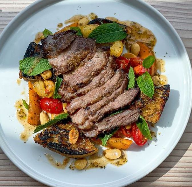 Iberico pork panzanella at COR