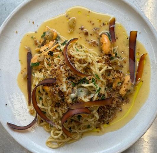 Pasta dish at Sonny Stores