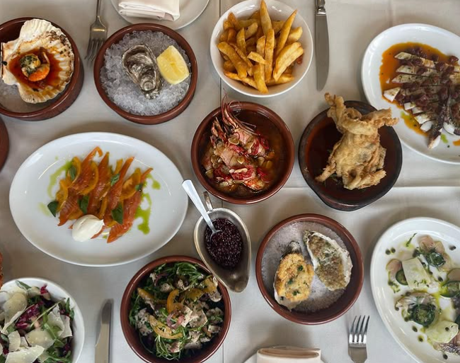 Dishes at The Spiny Lobster