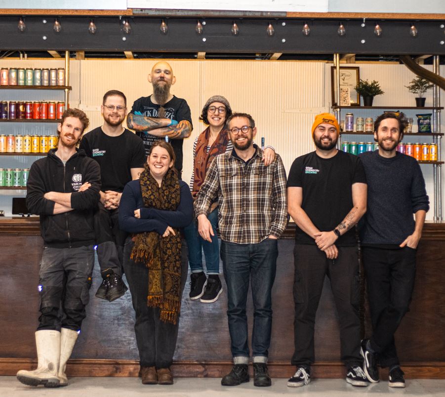 Good Chemistry brewery team