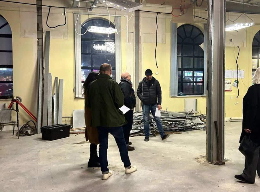 Building site for The Key Cafe Bristol