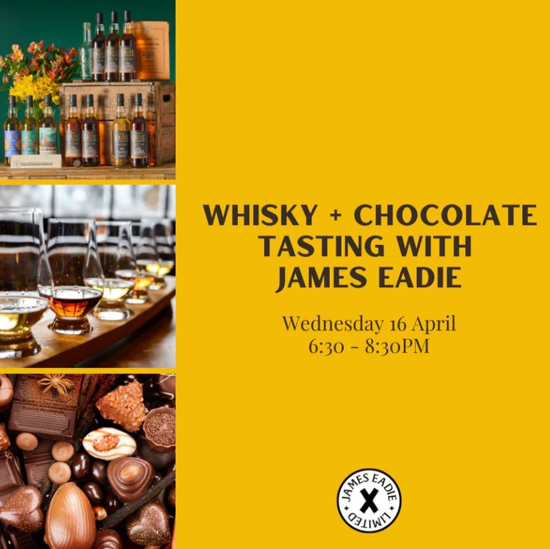 Whisky and chocolate tasting
