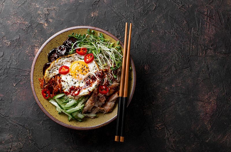 Korean bibimbap