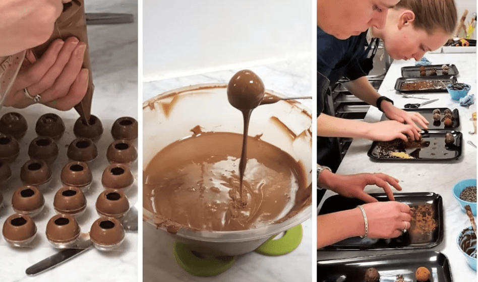 Chocolate workshop at Zara's Chocolates in Bristol