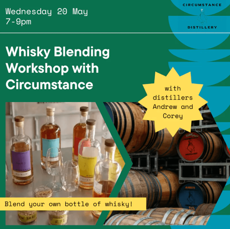Whisky blending workshop with Circumstance at Spirited, 20 May 2026
