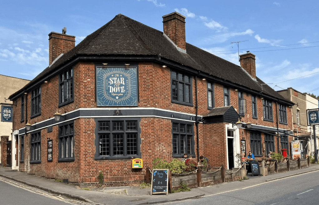 Star and Dove pub in Bristol